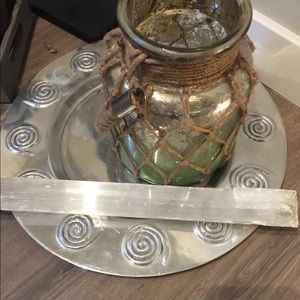 Selenite decorative display piece
